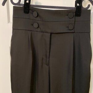 ZARA High-Waisted Pleated Trousers